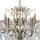 Lustre cristal Ø 70 cm en laiton antique 8x E14