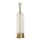 Support pour lampe de table verre E27 H : 51 cm en laiton transparent