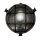 Applique ext&eacute;rieure laiton massif verre E14 IP64 D : 18 cm rond