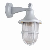 Applique ext&eacute;rieure laiton verre E27 IP64 H : 27...