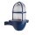 Applique ext&eacute;rieure laiton verre E27 IP64 H : 18 cm petit bleu
