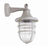 Applique ext&eacute;rieure Gris Laiton Verre E27 IP64 28...