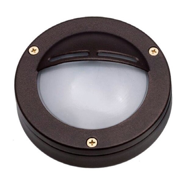Lampe dextérieur murale laiton verre G9 IP64 D : 14 cm rond