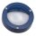 Applique ronde ext&eacute;rieure laiton verre D : 14 cm IP64 bleu