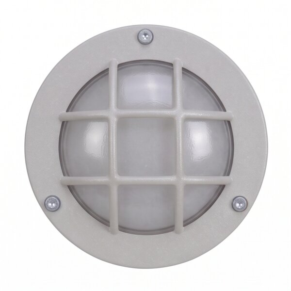 Applique murale extérieure Gris Laiton véritable rond D : 14 cm IP64