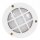 Applique murale extérieure Maritim laiton rond Ø 14 cm IP64 blanc