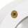 Applique murale extérieure Maritim laiton rond Ø 14 cm IP64 blanc