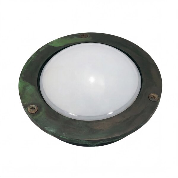 Applique extérieure laiton verre G9 IP64 D : 14 cm rond