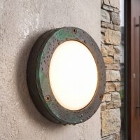 Applique ext&eacute;rieure laiton verre G9 IP64 D : 14 cm...