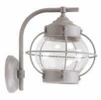 Lampe dext&eacute;rieur Mur Gris Laiton Verre E27 IP23 22...