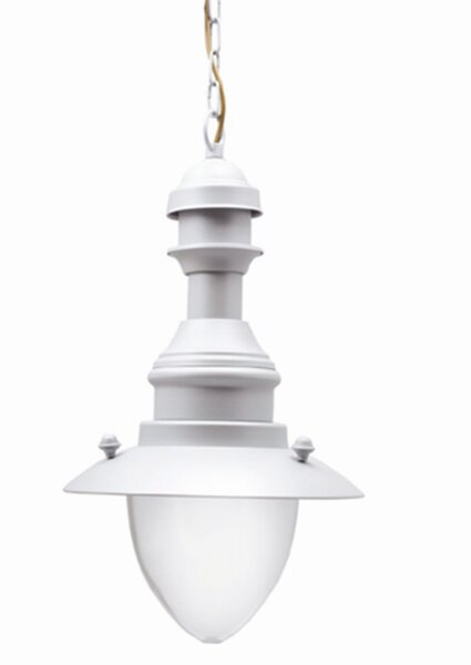 Lampe dextérieur suspendue Gris Laiton Verre Ø 20 cm IP43 Maritim