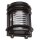 Lampe dextérieur murale laiton verre H : 22 cm IP64 noir