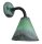 Applique int&eacute;rieure laiton E27 H : 25 cm vert antique XANTHI