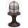 Lampe de socle laiton verre E27 IP54 28 cm de haut Maritim