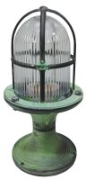 Lampadaire extérieur petit laiton verre 28 cm IP54...