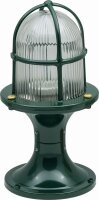Petite lampe dall&eacute;e laiton verre hauteur 28 cm...