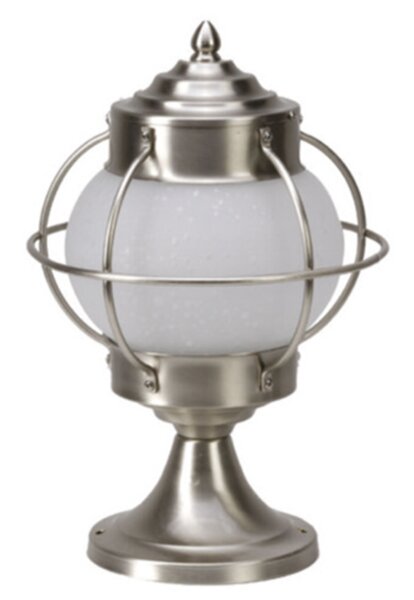 Lampe dallée laiton véritable verre hauteur 30 cm IP43 E27