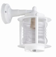 Applique ext&eacute;rieure laiton verre E27 IP23 H : 24...