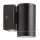 Applique ext&eacute;rieure laiton v&eacute;ritable GU10 IP64 hauteur 10 cm noir