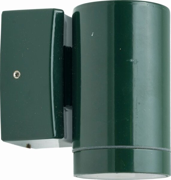 Applique murale dextérieur en laiton H : 10 cm IP64 vert GU10