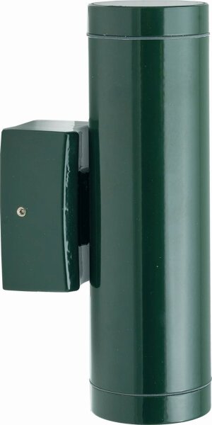 Lampe dextérieur murale laiton GU10 IP64 H : 21 cm Vert Up Down