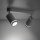 Plafonnier blanc métal 43,5cm orientable 2 flammes GU10