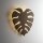 Applique indirecte métal brun H : 54 cm 3x G9 Blatt