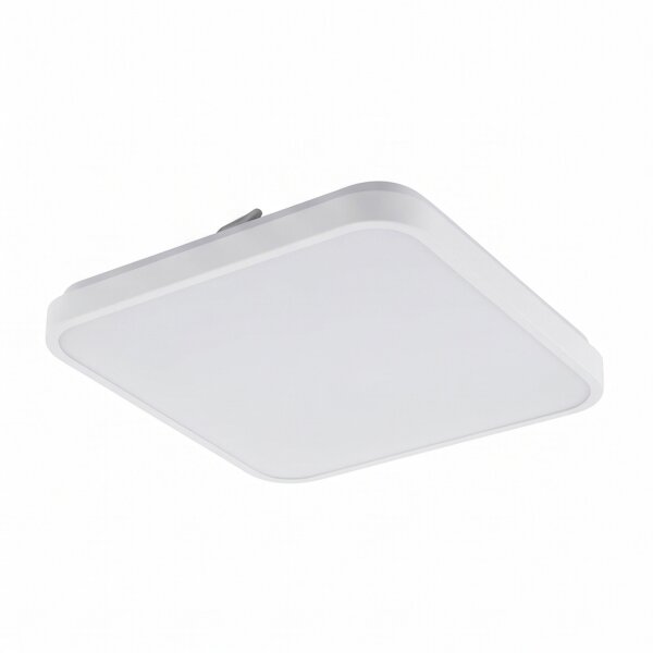 Plafonnier LED Blanc Aluminium 32 W blanc chaud faible éblouissement
