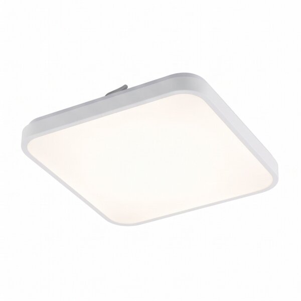Plafonnier LED Blanc Aluminium 32 W blanc chaud faible éblouissement
