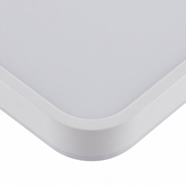 Plafonnier LED Blanc Aluminium 32 W blanc chaud faible éblouissement