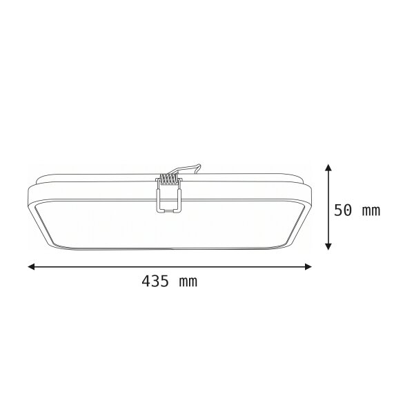 Plafonnier LED Blanc Aluminium 32 W blanc chaud faible éblouissement