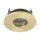 Luminaire encastré rond aluminium verre GU10 IP44 L:8,5 cm