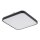 Plafonnier LED aluminium 32 W 3000 K noir faible éblouissement