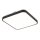 Plafonnier LED aluminium 32 W 3000 K noir faible éblouissement