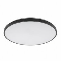 Plafonnier LED noir à faible éblouissement...