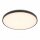 Plafonnier LED noir à faible éblouissement Ø49 cm 32 W 2100 lm
