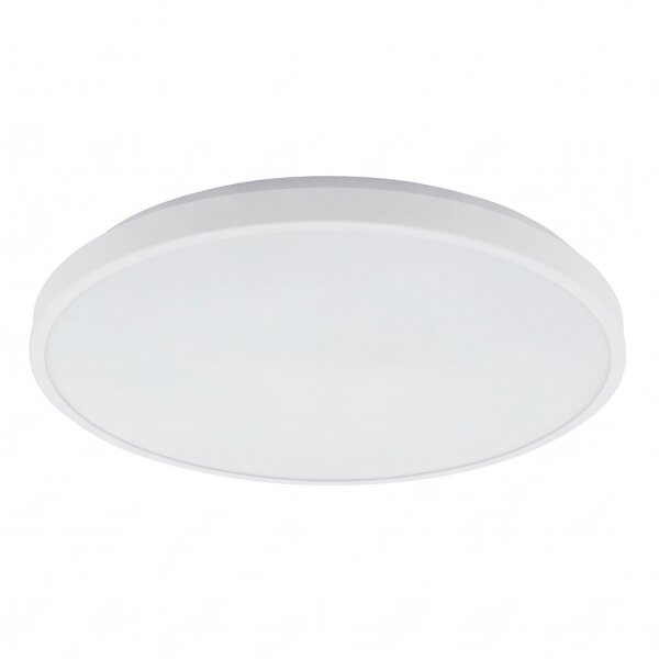 Plafonnier LED blanc métal IP44 3000 K Ø38,5 cm rond