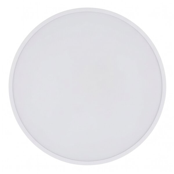 Plafonnier LED blanc métal IP44 3000 K Ø38,5 cm rond