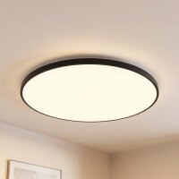 Plafonnier LED noir Ø64,2 cm 64 W 4700 lm faible...