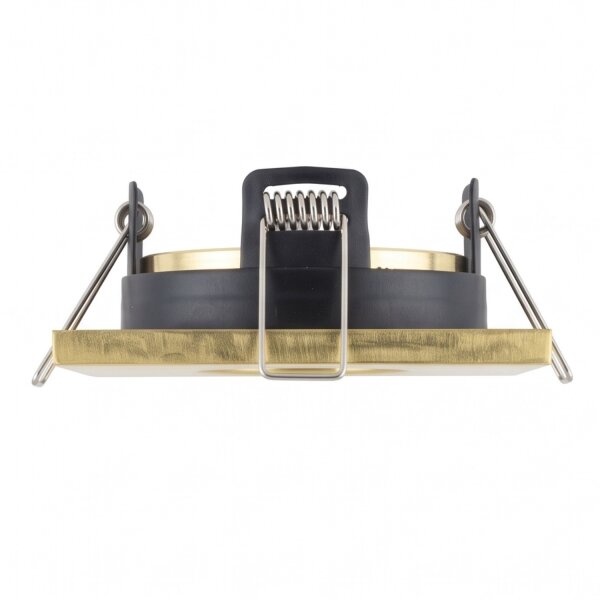 Spot encastré en laiton aluminium verre L:8,5 cm IP44 GU10