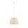 Lampe à suspendre ronde en rotin naturel E27 Ø43 cm confortable