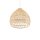 Lampe à suspendre ronde en rotin naturel E27 Ø43 cm confortable