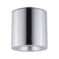 Spot de plafond en aluminium apparent IP44 GU10 en chrome