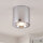 Spot de plafond en aluminium apparent IP44 GU10 en chrome