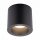 Spot de plafond aluminium accentué IP44 GU10 noir