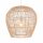 Lampe à suspendre en bambou naturel E27 L:43 cm réglable en hauteur