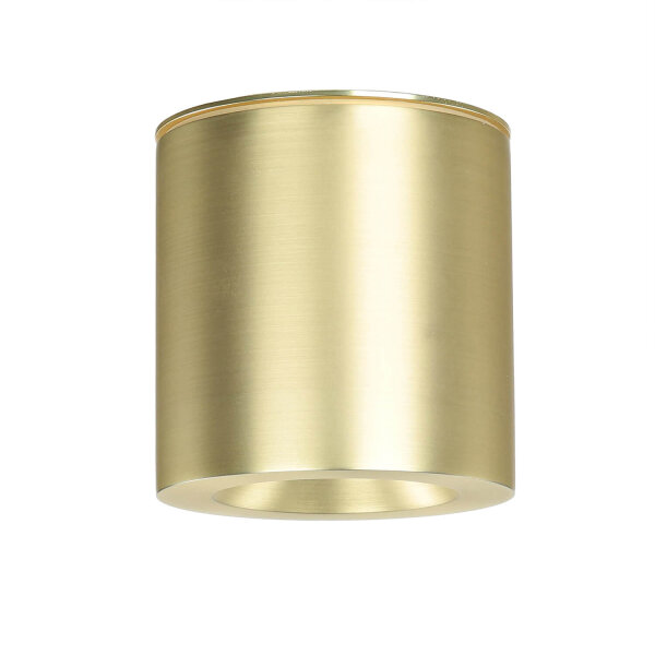 Spot de plafond aluminium en laiton Ø8,5 cm IP44 GU10