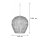 Suspension E27 Bambou naturel L:50 cm réglable en hauteur