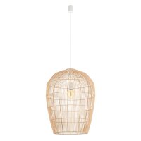 Suspension E27 bambou bois naturel &Oslash;53,5 cm...