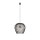 Lampe à suspendre E27 bambou noir Ø43 cm ajustable